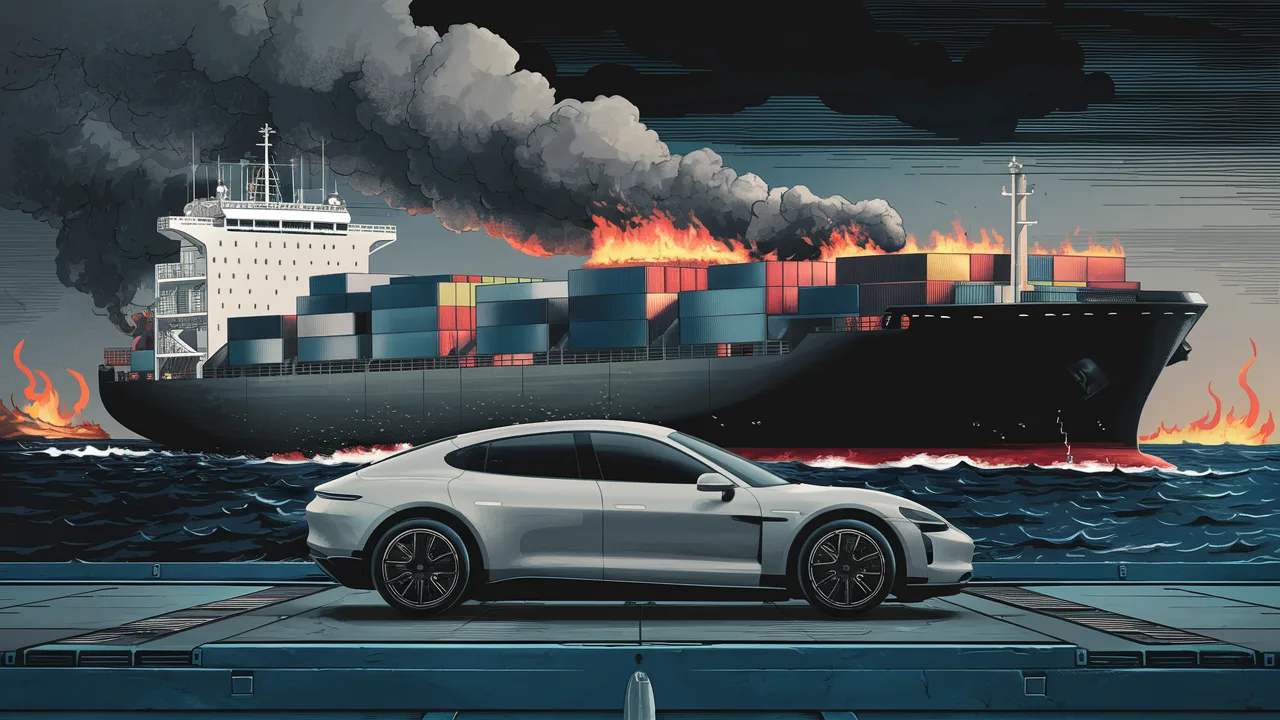 Navigating the Risks: Cargo Ship Fires and Electronic Cars